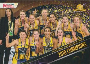 2019 Tap 'N' Play Suncorp Super Netball #78 2018 Champions Front